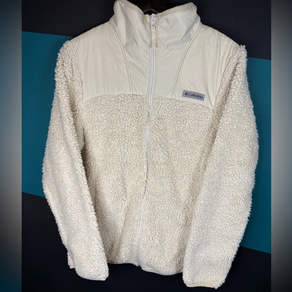 Columbia Ivory Sherpa Fleece Jacket - Picture 2 of 11